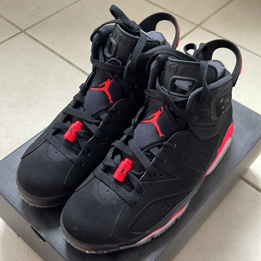 Used 2014 Air Jordan 6 Infrared Mens US7 (not 7Y) 384664-023